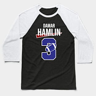 Damar hamlin is 3 Baseball T-Shirt